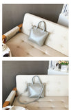 Small Leather Tote Bag Ladies Small Leather Purse Tote Bag With Leather Straps 