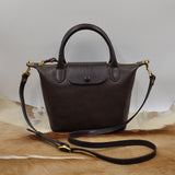 The Leather Small Tote Bag Womens small brown leather crossbody purse