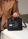 Women's Small Black Leather Tote Bag The Leather Small Tote Bag