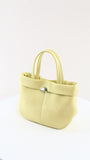 Yellow Leather Handbag The Leather Small Tote Bag The Tote Bag Small Leather Womens 
