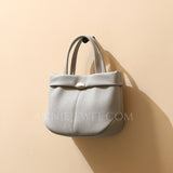 gray Leather Handbag The Leather Small Tote Bag The Tote Bag Small Leather Womens 