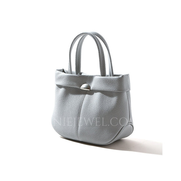 Gray Leather Handbags Small Leather Tote Purse Small Leather Purse For Ladies