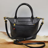 The Leather Small Tote Bag Womens Womens Black Leather Handbag