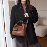 Women's Small brown Leather Tote Bag The Leather Small Tote Bag