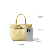 Yellow Leather Handbag The Leather Small Tote Bag The Tote Bag Small Leather Womens 