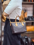 Small Brown Leather Crossbody Purse The Leather Small Tote Bag