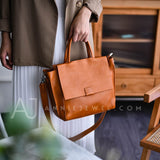 Women's Satchel Tote Handbags brown leather satchel Tote Bag Satchel