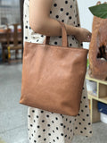 Genuine Leather Tote Handbags Tan Leather Tote Handbag Womens 