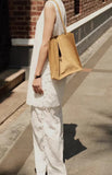 Suede Leather Tote Bag Tall Leather Tote Bag Leather Shopper Bag Ladies - Annie Jewel