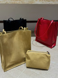 Minimalist Leather Tote Vertical Leather Tote Bag Tall Leather Tote Womens - Annie Jewel