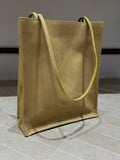 Minimalist Leather Tote Vertical Leather Tote Bag Tall Leather Tote Womens - Annie Jewel