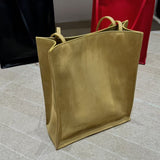 Minimalist Leather Tote Vertical Leather Tote Bag Tall Leather Tote Womens - Annie Jewel