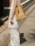 Suede Leather Tote Bag Tall Leather Tote Bag Leather Shopper Bag Ladies - Annie Jewel