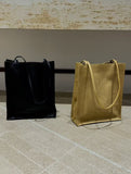 Minimalist Leather Tote Vertical Leather Tote Bag Tall Leather Tote Womens - Annie Jewel