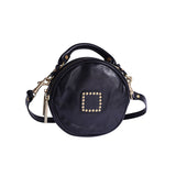 Western Round Leather Handbag - Annie Jewel