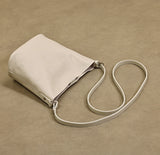 Small Leather Bucket Bag White Leather Bucket Bag White Bucket Bag Leather Women 