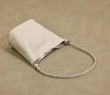 Small Leather Bucket Bag White Leather Bucket Bag White Bucket Bag Leather Women 
