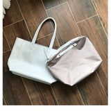 White Leather Tote Bag Vertical Leather Tote Bag Simple Leather Tote Bag Womens 