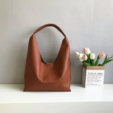 Soft Brown Leather Purse The Leather Medium Tote Bag Dark Brown Leather Tote Womens