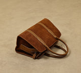 Suede Leather Bag Brown Leather Bags Women's Best Quality Leather Handbags 
