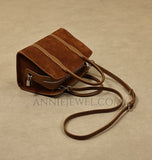 Suede Leather Bag Brown Leather Bags Women's Best Quality Leather Handbags 