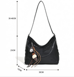 Women's Black Leather Hobo Purse With Zipper Black Leather Hobo Shoulder Bag
