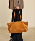 Women's Brown Suede Tote Bag Purses Suede Leather Tote Bag Tote Suede Bag 