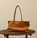 Women's Brown Suede Tote Bag Purses Suede Leather Tote Bag Tote Suede Bag 