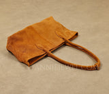 Women's Brown Suede Tote Bag Purses Suede Leather Tote Bag Tote Suede Bag 