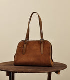 Women's Brown Suede Tote Bag Purses Suede Leather Tote Bag Tote Suede Bag 