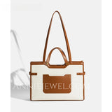 Women's Canvas Leather Tote Canvas And Leather Tote Bag Canvas And Leather Handbags 