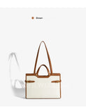 Women's Canvas Leather Tote Canvas And Leather Tote Bag Canvas And Leather Handbags 