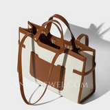 Women's Canvas Leather Tote Canvas And Leather Tote Bag Canvas And Leather Handbags 