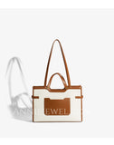 Women's Canvas Leather Tote Canvas And Leather Tote Bag Canvas And Leather Handbags 