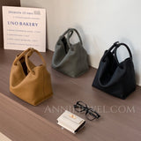 Small Bucket bag Crossbody Genuine Leather Bucket Bag Small Bucket Bag With Handle - Annie Jewel