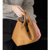 Women's Crossbody Bucket Bag brown Leather Small Leather Bucket Bag Crossbody - Annie Jewel