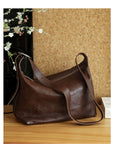 Women's Leather Hobo Bags Soft Leather Hobo Purse Zip Top Hobo Bag 