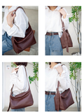 Women's Leather Hobo Bags Soft Leather Hobo Purse Zip Top Hobo Bag 