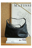 Women's Leather Hobo Bags Soft Leather Hobo Purse Zip Top Hobo Bag 