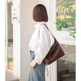 Women's Leather Hobo Bags Soft Leather Hobo Purse Zip Top Hobo Bag 