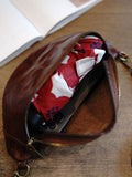 Women's Leather Fanny Pack Belt Bag Chest Bag Waist Bag