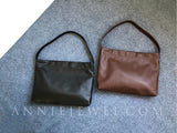 Women's Hobo Bag With Zipper Soft leather Hobo Bag Purse Minimalist Hobo Bag 