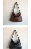 Women's Hobo Bag With Zipper Soft leather Hobo Bag Purse Minimalist Hobo Bag 