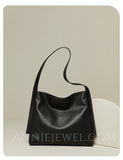 black Soft leather Hobo Bag Purse Minimalist Hobo Bag Women's Leather Hobo Bags 