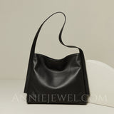 black Soft leather Hobo Bag Purse Minimalist Hobo Bag Women's Leather Hobo Bags 