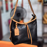 Women's Leather Hobo Bags black hobo shoulder bag black Hobo bag