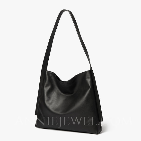 Women's Leather Hobo Bags Black Leather Hobo Black Hobo Shoulder Bag 