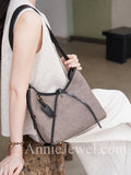 women's hobo shoulder bags Leather Hobo Crossbody Gray Hobo bag