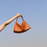 Women's Leather Hobo Handbags brown Leather Hobo Bag Zipper Hobo Bag 