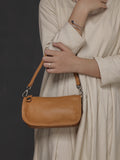 Women's Leather Small Zip Crossboy Wide Strap Bags